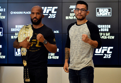 Northwest FightScene - Fighter quotes from Demetrious Johnson and others in Edmonton ahead of UFC 215 on Sept 9